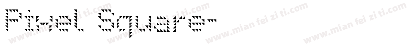 Pixel Square字体转换
